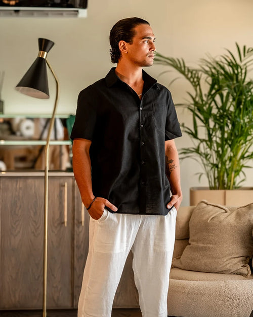 Cape Town - Linen shirt (short sleeve)