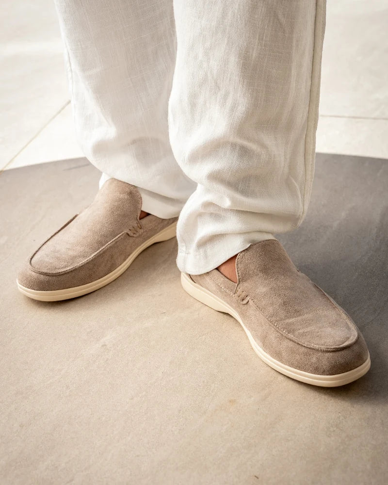Old Money suede loafers